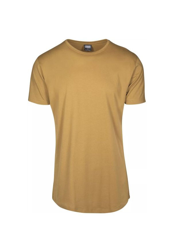 Urban Classics - Męska Długa Koszulka W Kształcie Litery T. Kolor: beżowy. Długość: długie