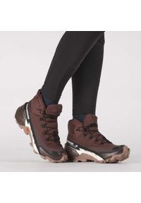 salomon - Buty trekkingowe damskie Salomon Cross Hike Mid Gore-Tex 2. Kolor: brązowy. Styl: sportowy