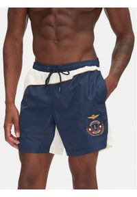 Aeronautica Militare Szorty kąpielowe 251BW228CT3539 Granatowy Regular Fit. Kolor: niebieski. Materiał: syntetyk