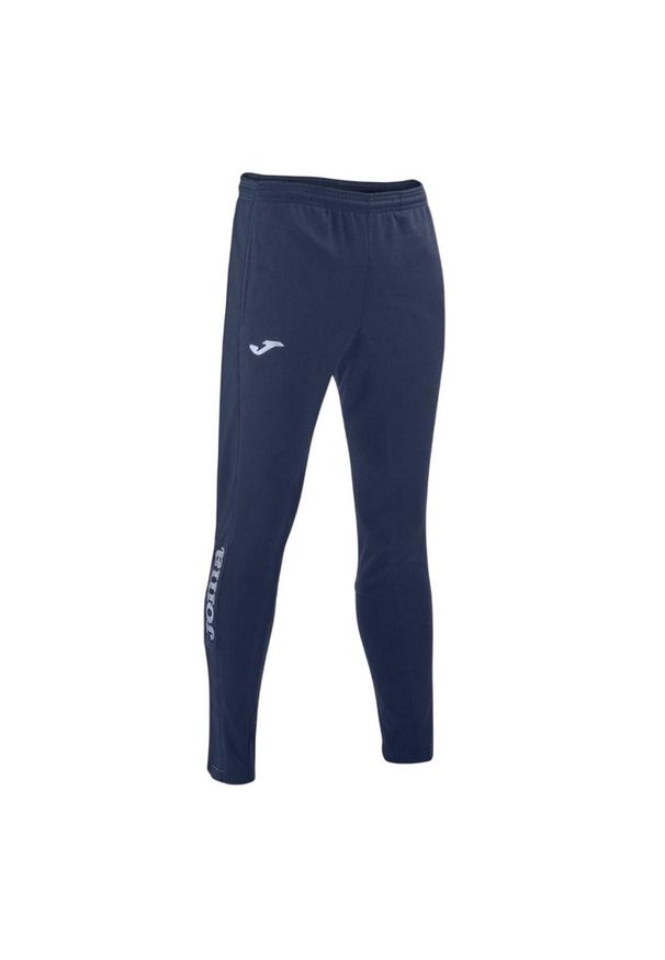 Joma - Męskie Spodnie Do Biegania Champion. Kolor: niebieski. Materiał: dresówka