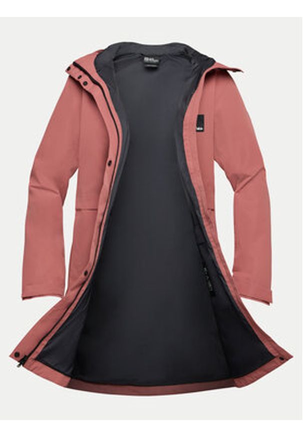 Jack Wolfskin Parka Terraview 2l A63830 Różowy Regular Fit. Kolor: różowy. Materiał: syntetyk
