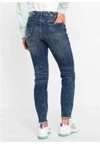 Dżinsy SKINNY bonprix ciemny denim. Kolor: niebieski #5