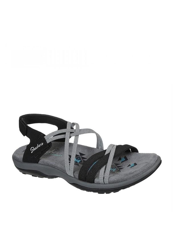 skechers - Sandały Skechers Model Reggae Slim-takes Two Kolor Czarny. Kolor: czarny. Materiał: guma, syntetyk, materiał. Sezon: lato