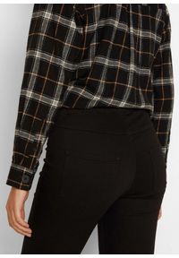 bonprix - Jegginsy termiczne, mid waist. Okazja: do pracy. Kolor: czarny #2