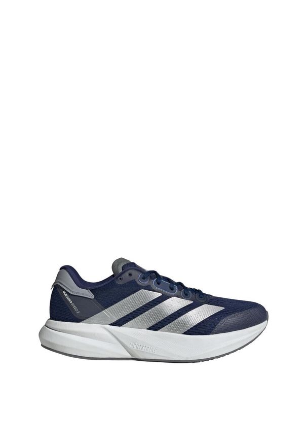 Adidas - Buty Duramo Speed 2 Running. Kolor: niebieski, szary, wielokolorowy. Materiał: materiał. Sport: bieganie