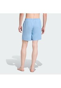 Adidas - adidas Szorty kąpielowe adicolor 3-Stripes JX5017 Błękitny Regular Fit. Kolor: niebieski. Materiał: syntetyk #4