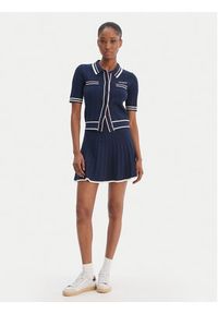 Guess Spódnica mini V6RD07 Z4652 Granatowy Regular Fit. Kolor: niebieski. Materiał: syntetyk #2