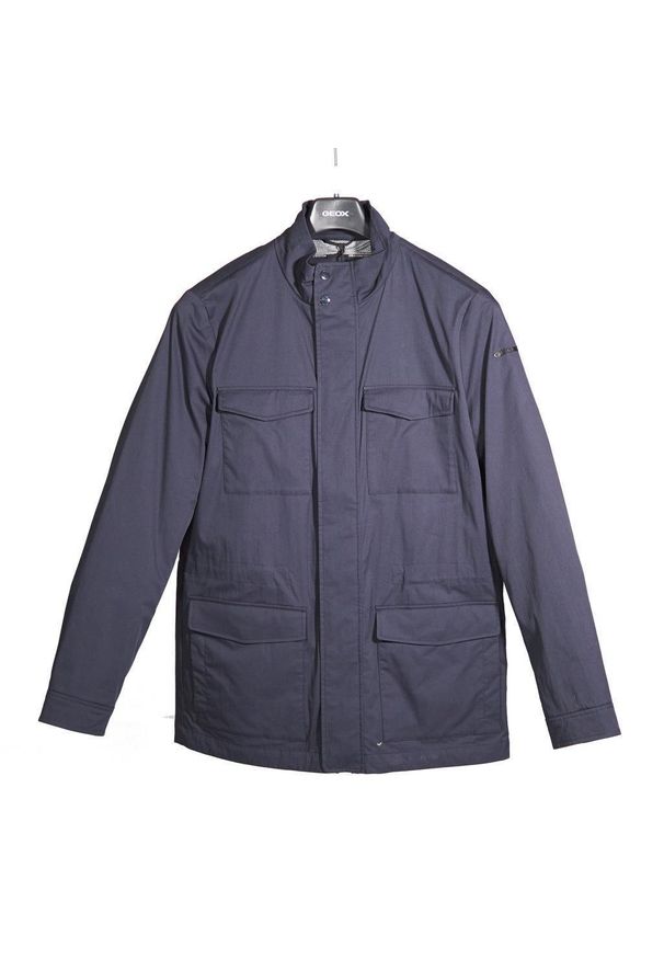Geox - Kurtka GEOX M EOLO FIELD JKT Niebieski. Kolor: niebieski. Materiał: tkanina