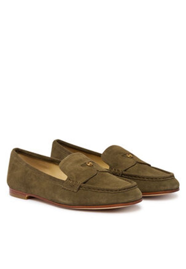 MICHAEL Michael Kors Lordsy Jennings 40S6JNFP1S Khaki. Kolor: brązowy. Materiał: zamsz, skóra