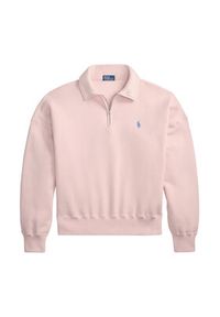 Polo Ralph Lauren Bluza 211B18685008 Różowy Relaxed Fit. Typ kołnierza: polo. Kolor: różowy. Materiał: bawełna #4