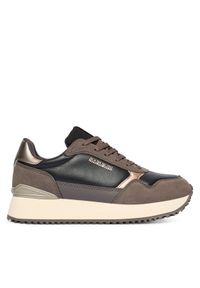 Napapijri Sneakersy Astra NP0A892V Czarny. Kolor: czarny. Materiał: skóra, zamsz