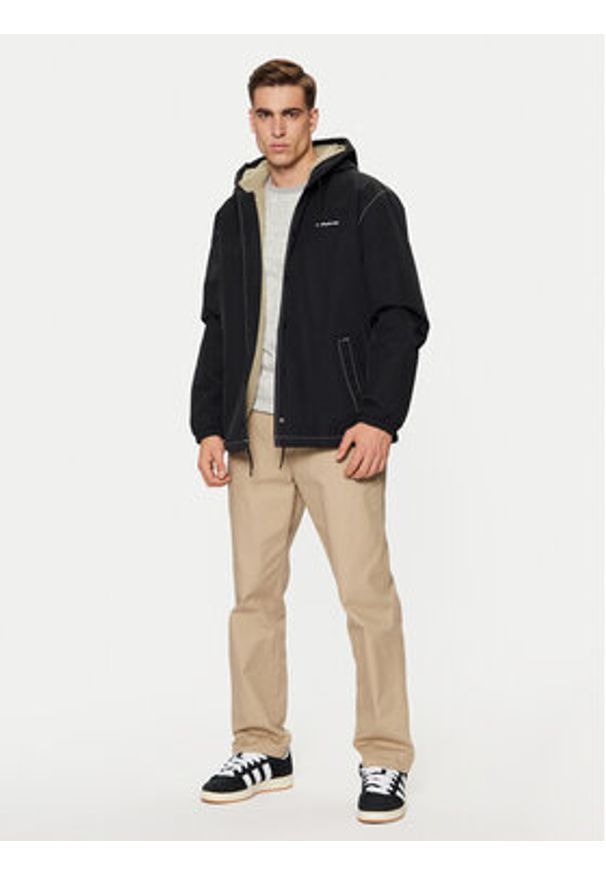 Quiksilver Kurtka przejściowa Rain Cloud EQYJK04110 Czarny Regular Fit. Kolor: czarny. Materiał: bawełna