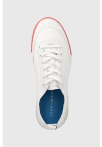 TOMMY HILFIGER - Tommy Hilfiger tenisówki kolor biały. Nosek buta: okrągły. Kolor: biały #3