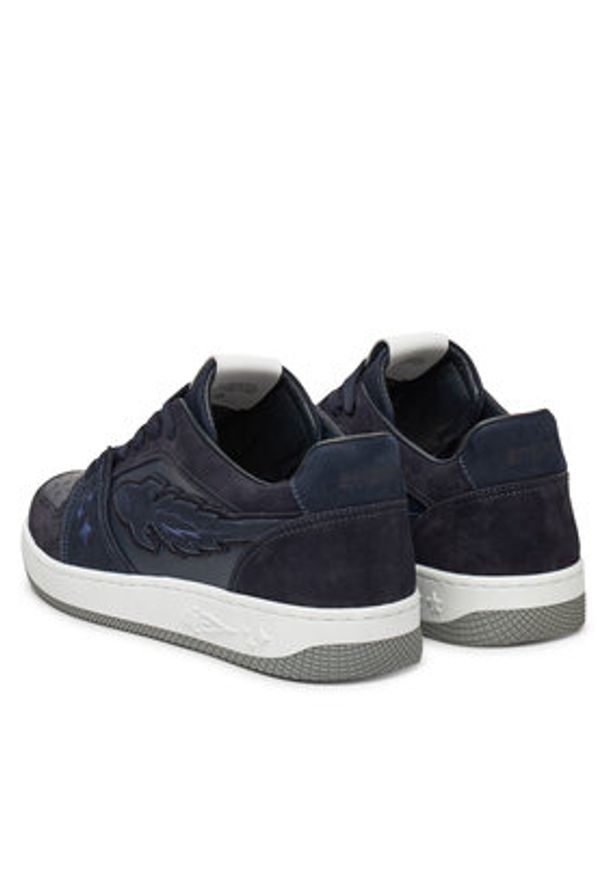 Enterprise Japan Sneakersy BB5001 PX633 Granatowy. Kolor: niebieski. Materiał: zamsz, skóra