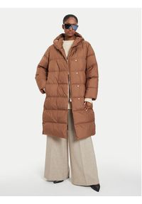 Pinko - PINKO Kurtka zimowa Collirio 103828 A11M Brązowy Regular Fit. Kolor: brązowy. Materiał: syntetyk. Sezon: zima #7