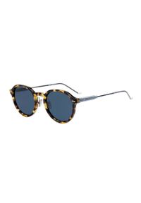 Dior Okulary przeciwsłoneczne męskie. Kształt: okrągłe. Kolor: niebieski #1