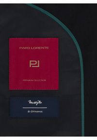 Pako Lorente - PAKO LORENTE - Wełniany czarny garnitur męski. Kolor: czarny. Materiał: wełna #3