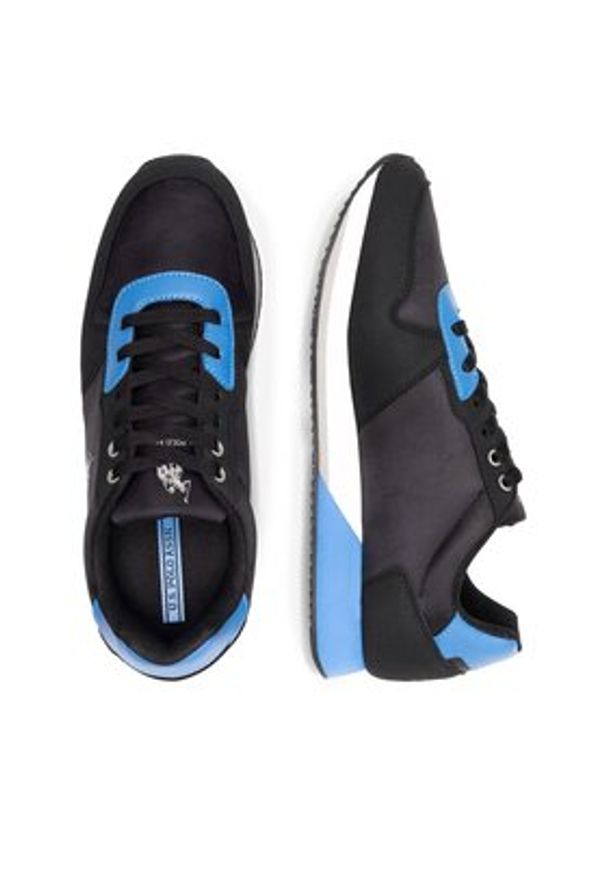 U.S. Polo Assn. Sneakersy NOBIL011M/CNH1 Czarny. Kolor: czarny. Materiał: materiał