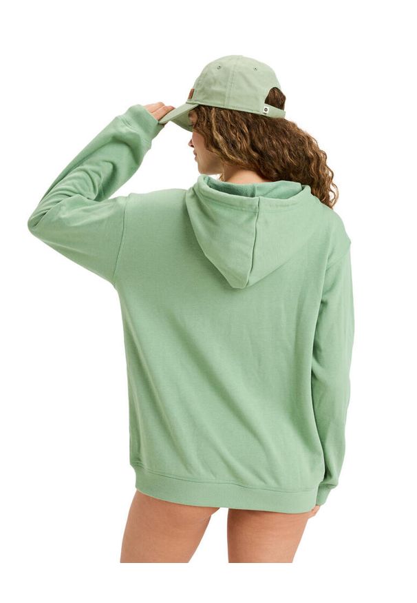 Roxy - Bluza z kapturem dla Kobiety SURF STOKED Zielony. Typ kołnierza: kaptur. Kolor: zielony. Materiał: dzianina, poliester, polar, dresówka, bawełna. Długość: długie. Sezon: zima