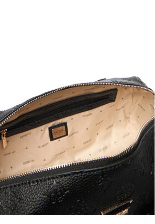 Guess Torebka Cresidia II HWPD98 88080 Czarny. Kolor: czarny. Materiał: skórzane