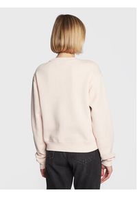Guess Bluza W3RQ10 K9Z21 Różowy Relaxed Fit. Kolor: różowy. Materiał: syntetyk