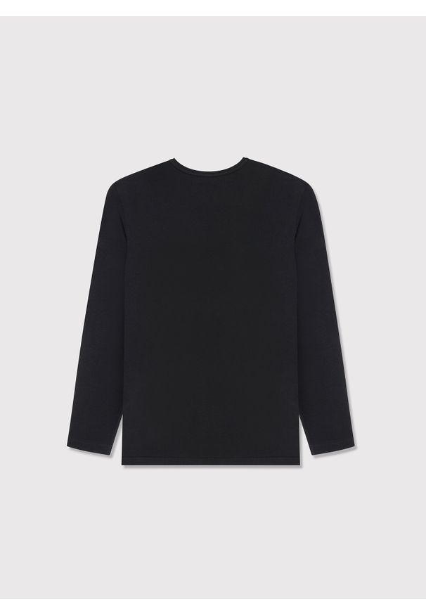 Pako Lorente - PAKO LORENTE – Męski longsleeve w czarnym kolorze, dwupak. Kolor: biały, czarny. Materiał: bawełna, elastan. Długość rękawa: długi rękaw. Długość: długie. Wzór: gładki