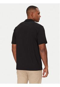 Jack & Jones - Jack&Jones Polo Jaxon 12268227 Czarny Regular Fit. Typ kołnierza: polo. Kolor: czarny. Materiał: bawełna