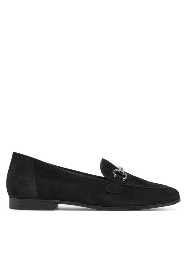 Loafersy Caprice. Kolor: czarny
