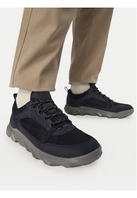 ecco - ECCO Sneakersy Mx M 82032451117 Granatowy. Kolor: niebieski. Materiał: materiał #6