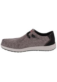 skechers - Adidasy Skechers Melson-nela, Mężczyźni. Kolor: szary. Materiał: materiał, tkanina