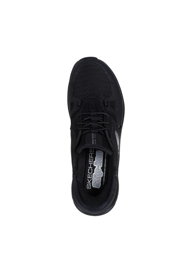 skechers - Adidasy Skechers Glide-step Pro, Kobiety. Okazja: na co dzień. Kolor: czarny. Materiał: materiał