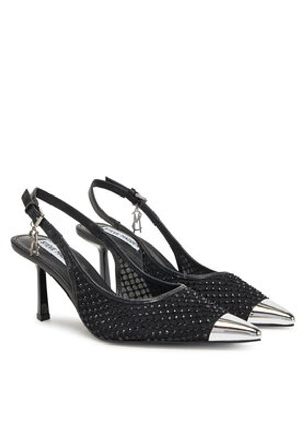 Steve Madden Sandały Vixyn SM11003536 Czarny. Kolor: czarny. Materiał: materiał