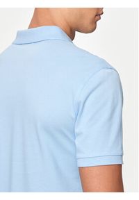 GANT - Gant Polo Shield 2220 Niebieski Slim Fit. Typ kołnierza: polo. Kolor: niebieski. Materiał: bawełna