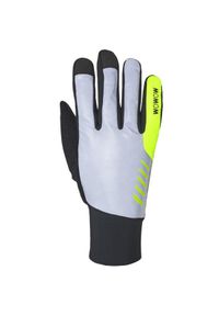 WOWOW - Rękawice zimowe na 0-5 stopni, wiatroodporne WOW. Kolor: szary, żółty, czarny, wielokolorowy. Sezon: zima. Sport: kolarstwo #1