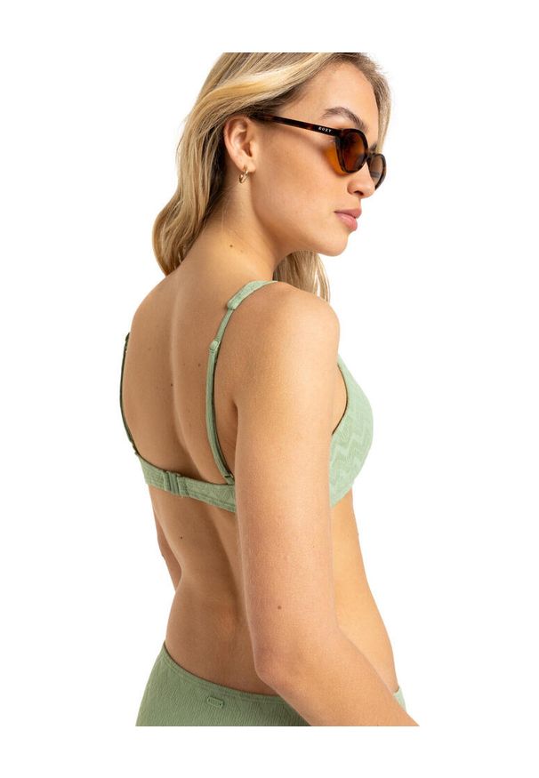 Roxy - Trójkątny stanik bikini dla Kobiety CURRENT COOLNESS Zielony. Kolor: zielony. Materiał: nylon, elastan, materiał