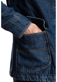 Lee - KURTKA ZIMOWA LEE LONG LOCO SHERPA DARK WORN L88KRDEP 112123740. Materiał: jeans, materiał. Sezon: zima #7