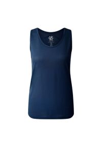 DARE 2B - Vest Top Damski Z Nadrukiem Na Plecach Harmonic. Kolor: niebieski. Wzór: nadruk