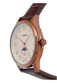 Casio Zegarek MTP-M110RL-5AVER Brązowy. Kolor: brązowy #4