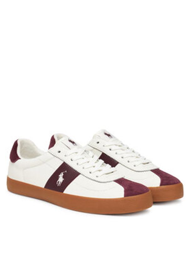 Polo Ralph Lauren Sneakersy Court Vlc Pp 816974111001 Biały. Kolor: biały. Materiał: skóra