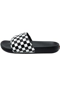 Japonki Vans La Costa Slide-On, Mężczyźni. Kolor: czarny. Materiał: skóra ekologiczna, materiał