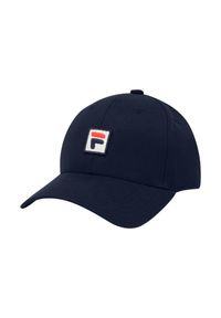 Czapka z daszkiem Fila Botad F-box 6 Panel. Kolor: szary, wielokolorowy, niebieski. Materiał: tkanina, bawełna