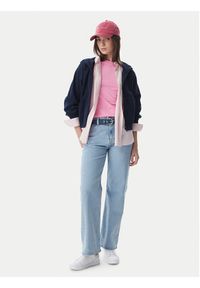 Tommy Jeans Bluza Flag DW0DW22834 Granatowy Boxy Fit. Kolor: niebieski. Materiał: bawełna #5