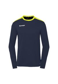 KEMPA - Dżersej z długim rękawem Kempa Emotion 27. Kolor: niebieski, żółty, wielokolorowy. Materiał: jersey. Długość rękawa: długi rękaw. Długość: długie. Wzór: kolorowy. Sport: piłka ręczna