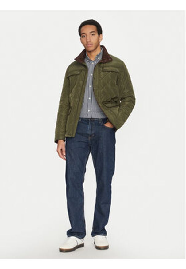 U.S. Polo Assn. Kurtka przejściowa MUP3790 Khaki Regular Fit. Typ kołnierza: polo. Kolor: brązowy. Materiał: syntetyk