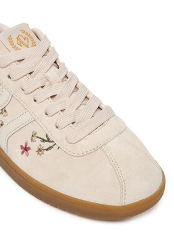 Aldo Sneakersy Chicsneaker 14179203 Beżowy. Kolor: beżowy. Materiał: zamsz, skóra