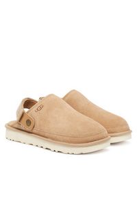 Ugg Klapki M Goldencoast Clog II 1166915 Beżowy. Kolor: beżowy. Materiał: zamsz, skóra #3