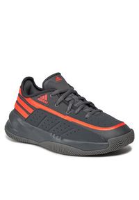 Adidas - adidas Sneakersy Front Court ID8590 Szary. Kolor: szary. Materiał: skóra