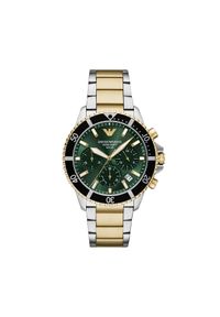 Zegarek Emporio Armani. Kolor: srebrny
