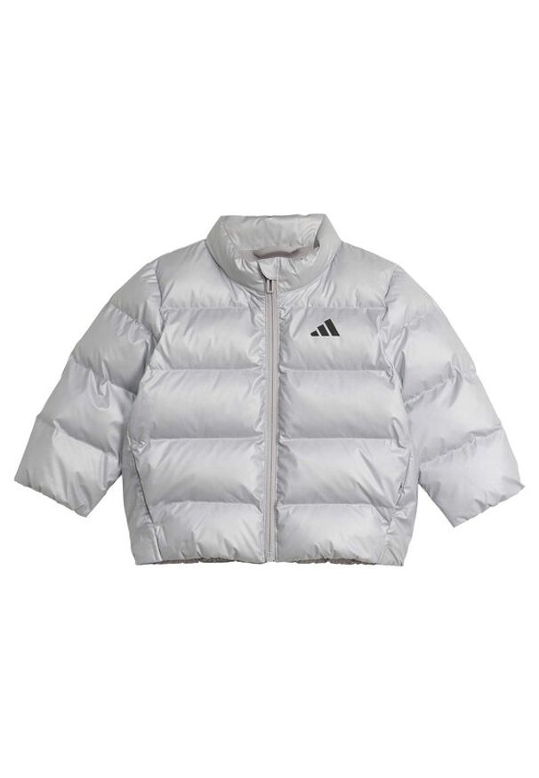 Adidas - adidas Kurtka zimowa Glam JM8870 Szary Regular Fit. Kolor: szary. Materiał: syntetyk. Sezon: zima