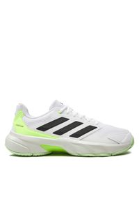 Adidas - adidas Buty CourtJam Control 3 Tennis IF0459 Biały. Kolor: biały #1